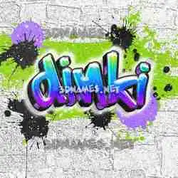 dinki in Graffiti Grunge style - 3D name wallpaper