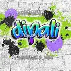 dipali in Graffiti Grunge style - 3D name wallpaper