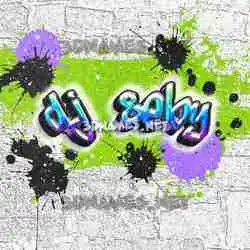 dj   seby in Graffiti Grunge style - 3D name wallpaper