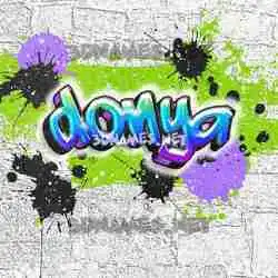 donya in Graffiti Grunge style - 3D name wallpaper