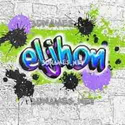 eljhon in Graffiti Grunge style - 3D name wallpaper