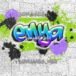 enya in Graffiti Grunge style - 3D name wallpaper