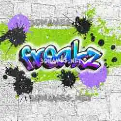 freakz in Graffiti Grunge style - 3D name wallpaper
