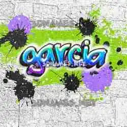 garcia in Graffiti Grunge style - 3D name wallpaper