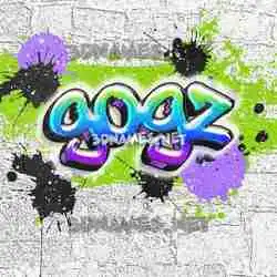 gogz in Graffiti Grunge style - 3D name wallpaper