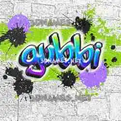 gubbi in Graffiti Grunge style - 3D name wallpaper