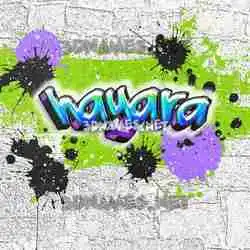 hayara in Graffiti Grunge style - 3D name wallpaper