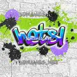 hetsl in Graffiti Grunge style - 3D name wallpaper