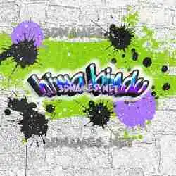 hima bindu in Graffiti Grunge style - 3D name wallpaper