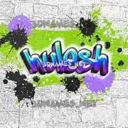 hulesh in Graffiti Grunge style - 3D name wallpaper