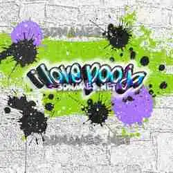 i love pooja in Graffiti Grunge style - 3D name wallpaper