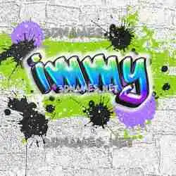 immy in Graffiti Grunge style - 3D name wallpaper