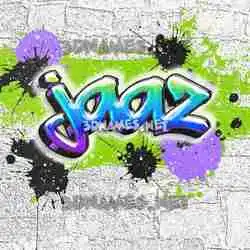 jaaz in Graffiti Grunge style - 3D name wallpaper