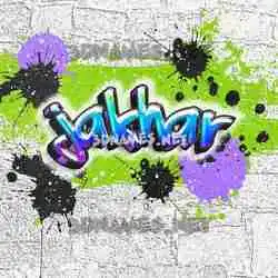 jakhar in Graffiti Grunge style - 3D name wallpaper