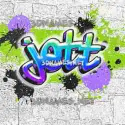 jett in Graffiti Grunge style - 3D name wallpaper