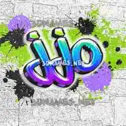 jjo in Graffiti Grunge style - 3D name wallpaper