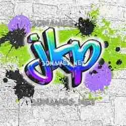 jkp in Graffiti Grunge style - 3D name wallpaper