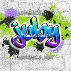 juby in Graffiti Grunge style - 3D name wallpaper
