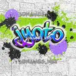 jyoto in Graffiti Grunge style - 3D name wallpaper