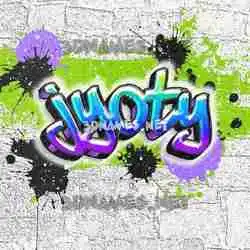jyoty in Graffiti Grunge style - 3D name wallpaper