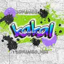 kakal in Graffiti Grunge style - 3D name wallpaper