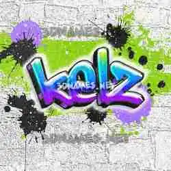 kelz in Graffiti Grunge style - 3D name wallpaper