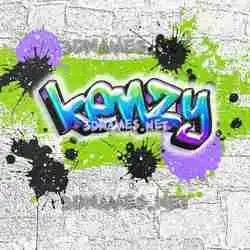 kenzy in Graffiti Grunge style - 3D name wallpaper