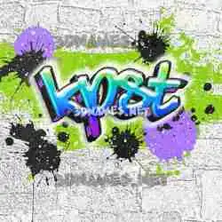kpst in Graffiti Grunge style - 3D name wallpaper