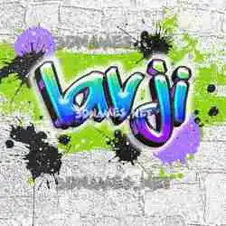 lavji in Graffiti Grunge style - 3D name wallpaper