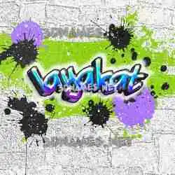 layakat in Graffiti Grunge style - 3D name wallpaper