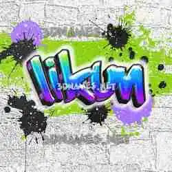 likun in Graffiti Grunge style - 3D name wallpaper