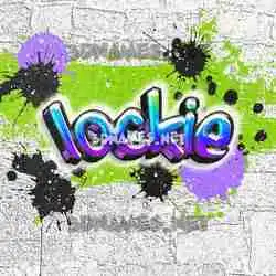 lockie in Graffiti Grunge style - 3D name wallpaper