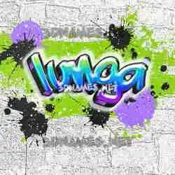 lunga in Graffiti Grunge style - 3D name wallpaper