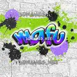 mafu in Graffiti Grunge style - 3D name wallpaper