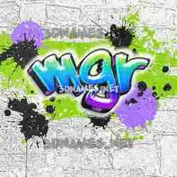 mgr in Graffiti Grunge style - 3D name wallpaper