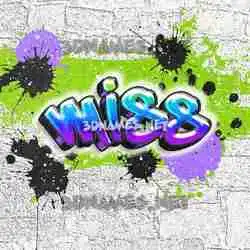miss in Graffiti Grunge style - 3D name wallpaper