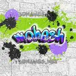 mohesh in Graffiti Grunge style - 3D name wallpaper
