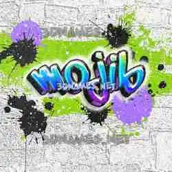 mojib in Graffiti Grunge style - 3D name wallpaper