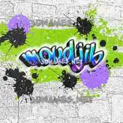 moudjib in Graffiti Grunge style - 3D name wallpaper