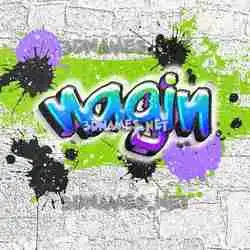 nagin in Graffiti Grunge style - 3D name wallpaper