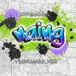 naing in Graffiti Grunge style - 3D name wallpaper