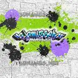 najamussehar in Graffiti Grunge style - 3D name wallpaper