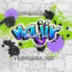 najir in Graffiti Grunge style - 3D name wallpaper