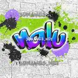 nalu in Graffiti Grunge style - 3D name wallpaper