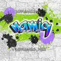 namiq in Graffiti Grunge style - 3D name wallpaper