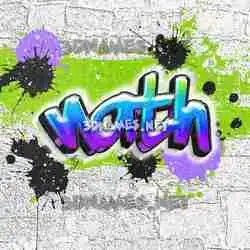 nath in Graffiti Grunge style - 3D name wallpaper
