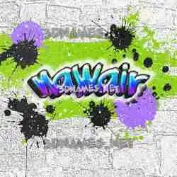 nawair in Graffiti Grunge style - 3D name wallpaper
