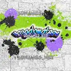 nayaabmateen in Graffiti Grunge style - 3D name wallpaper