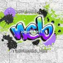 ncb in Graffiti Grunge style - 3D name wallpaper