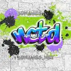 nctd in Graffiti Grunge style - 3D name wallpaper